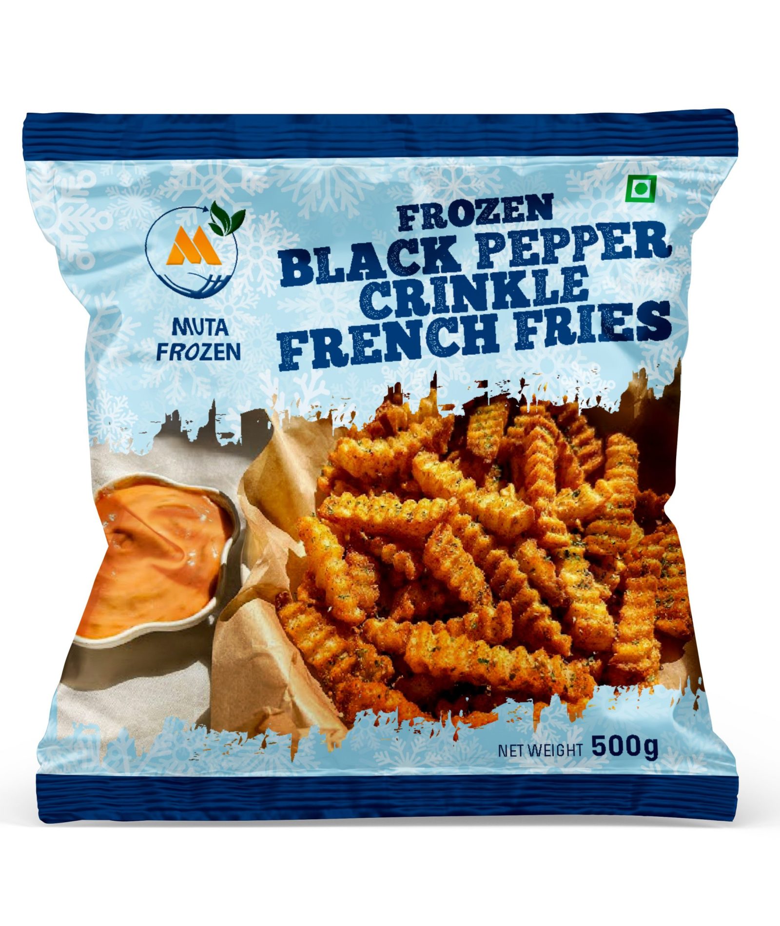 BLACK PEPPER CRINKLE FRENCH FRIES