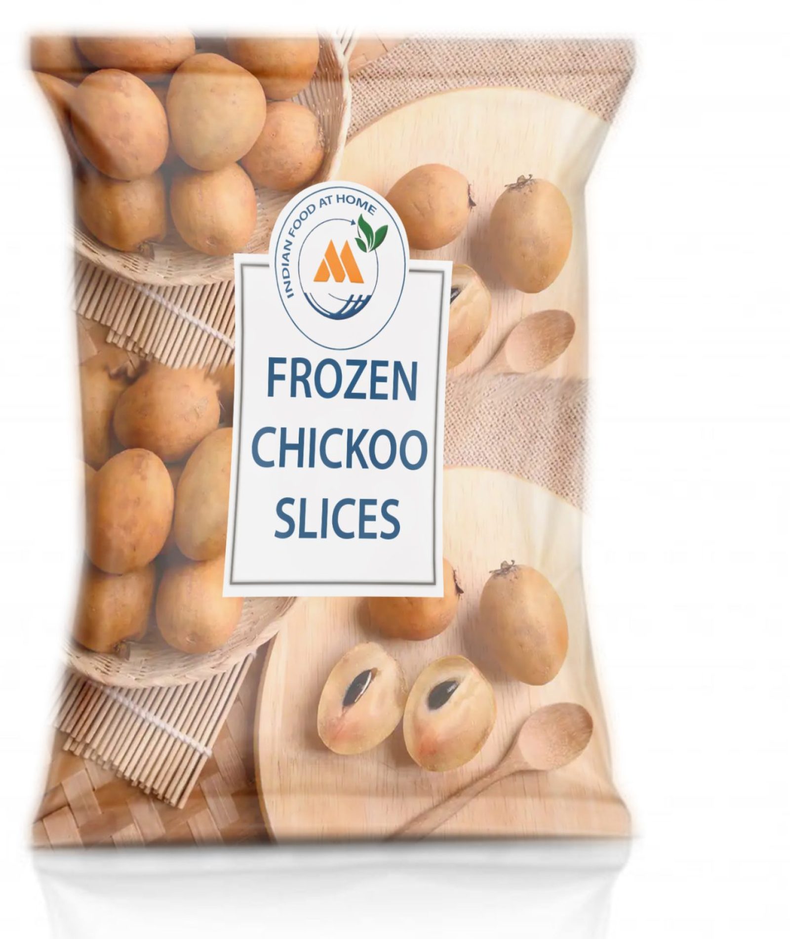 FROZEN CHICKOO SLICES